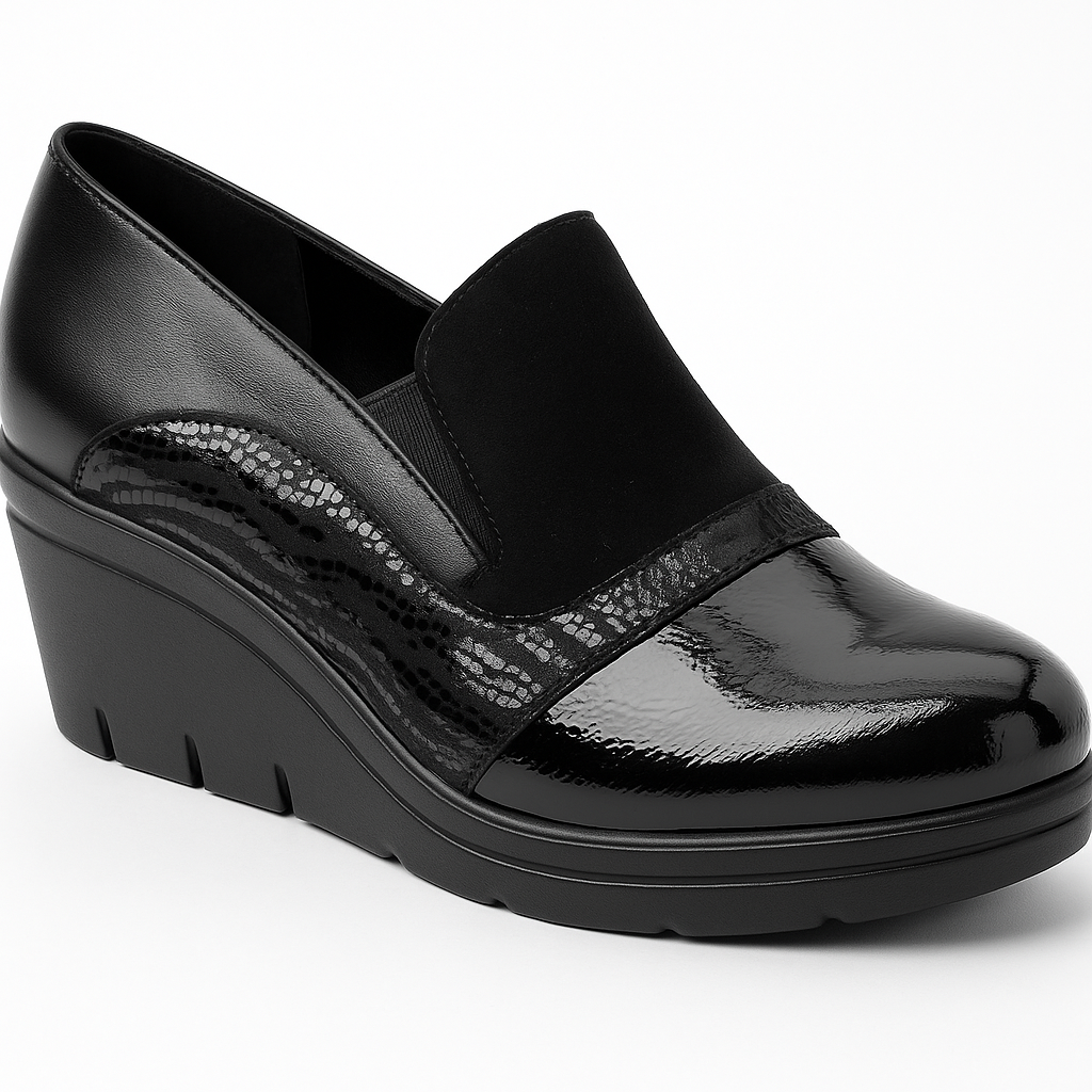 Milly - Mocassino Comfort con zeppa