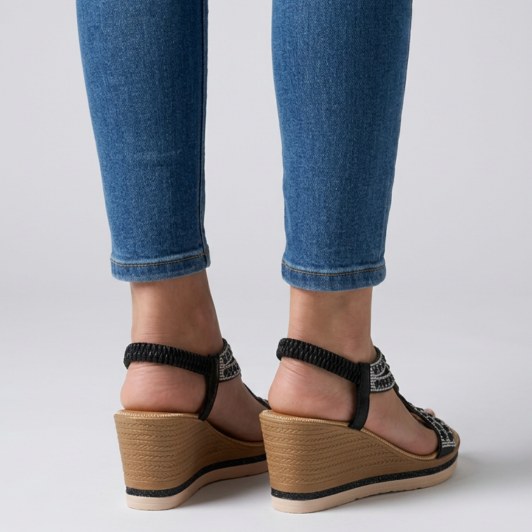 Eden  - Sandalo  comodo donna con zeppa