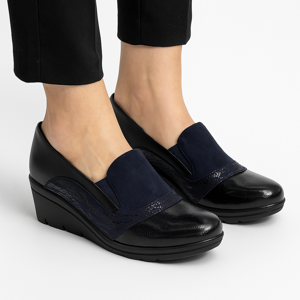 Milly - Mocassino Comfort con zeppa