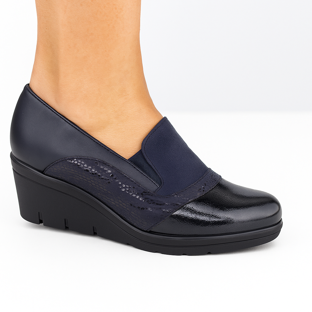 Milly - Mocassino Comfort con zeppa