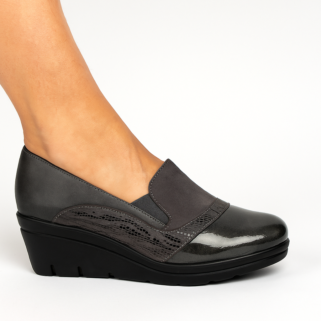 Milly - Mocassino Comfort con zeppa