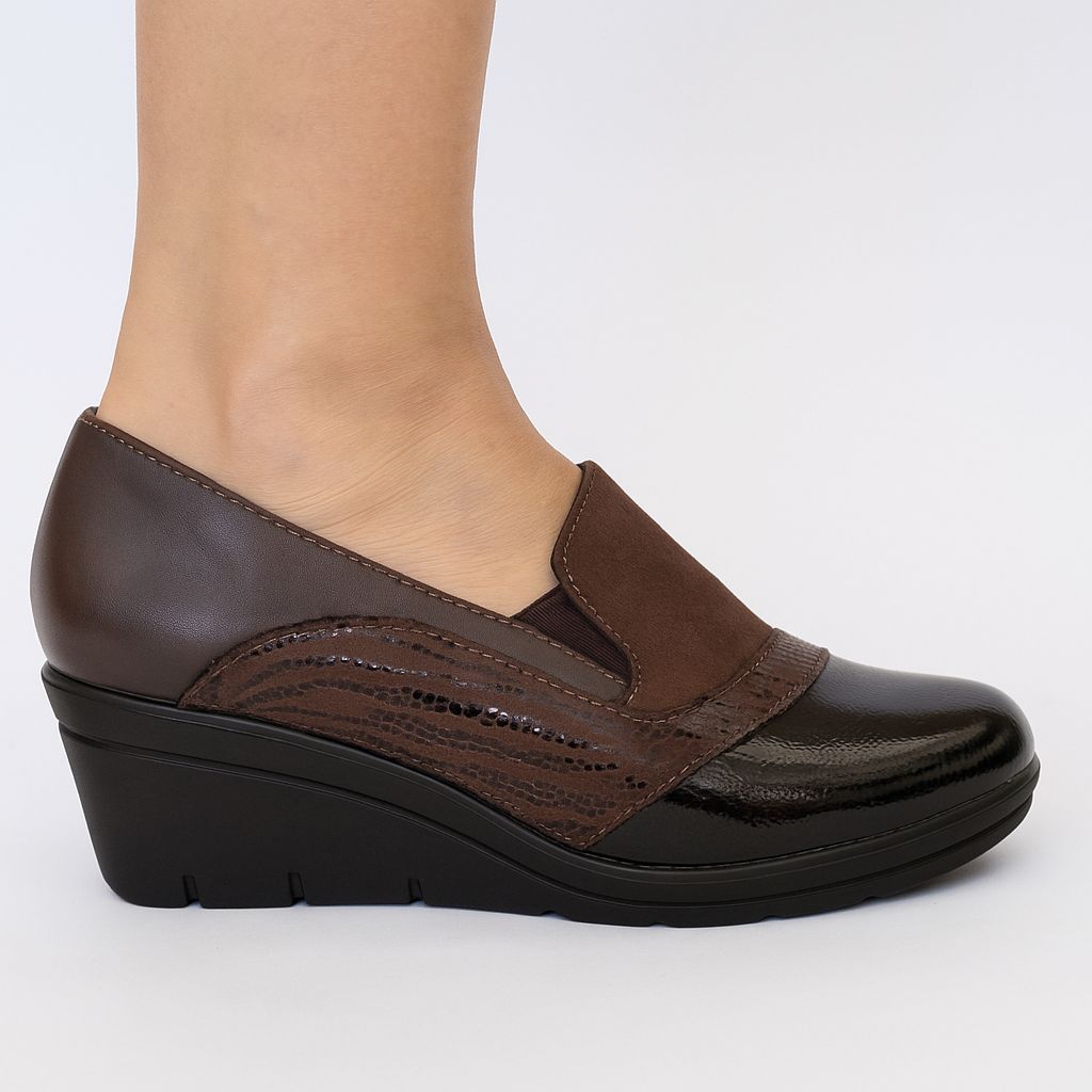 Milly - Mocassino Comfort con zeppa