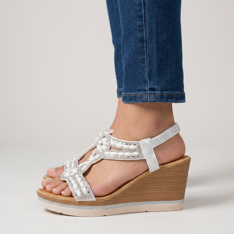 Eden  - Sandalo  comodo donna con zeppa