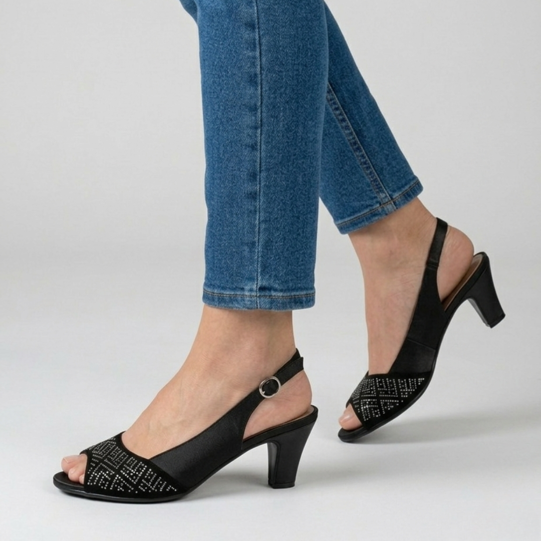 Alana - Sandalo comoda Donna con tacco