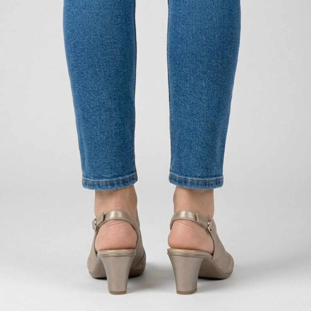 Alana - Sandalo comoda Donna con tacco