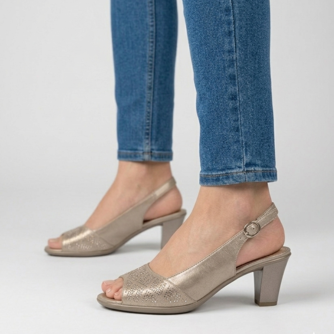 Alana - Sandalo comoda Donna con tacco