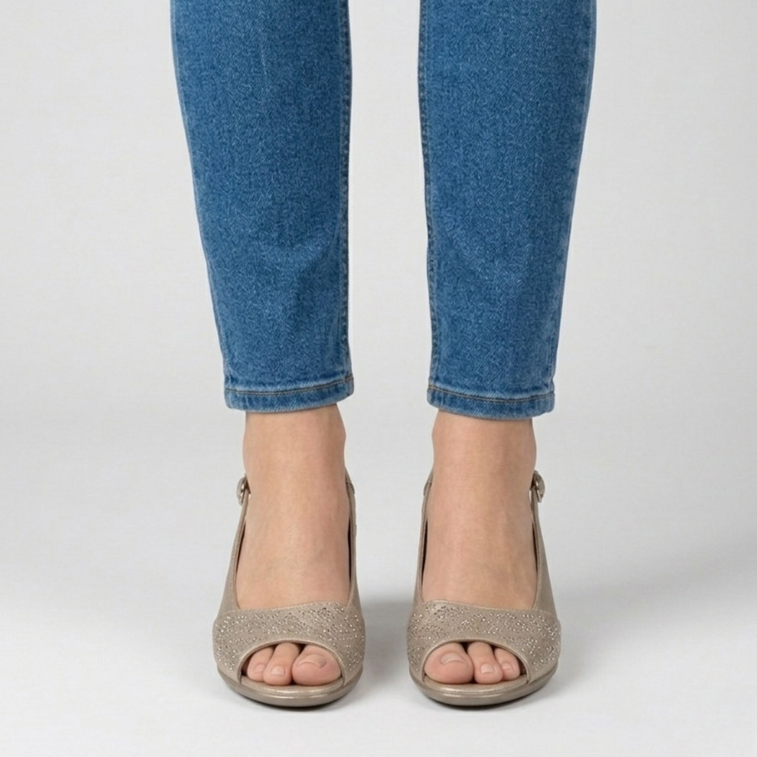 Alana - Sandalo comoda Donna con tacco