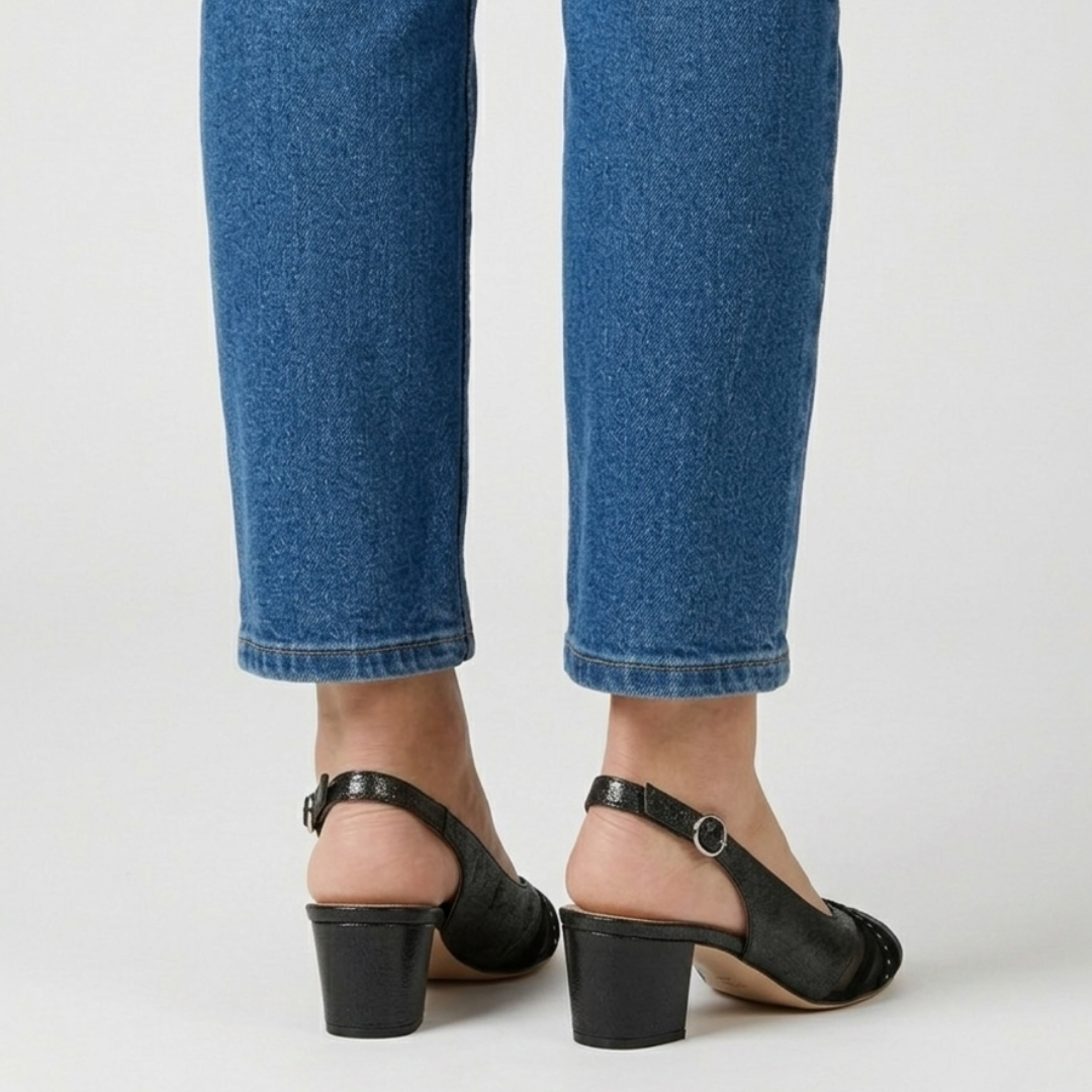 Amedea - Sandalo comoda Donna con tacco