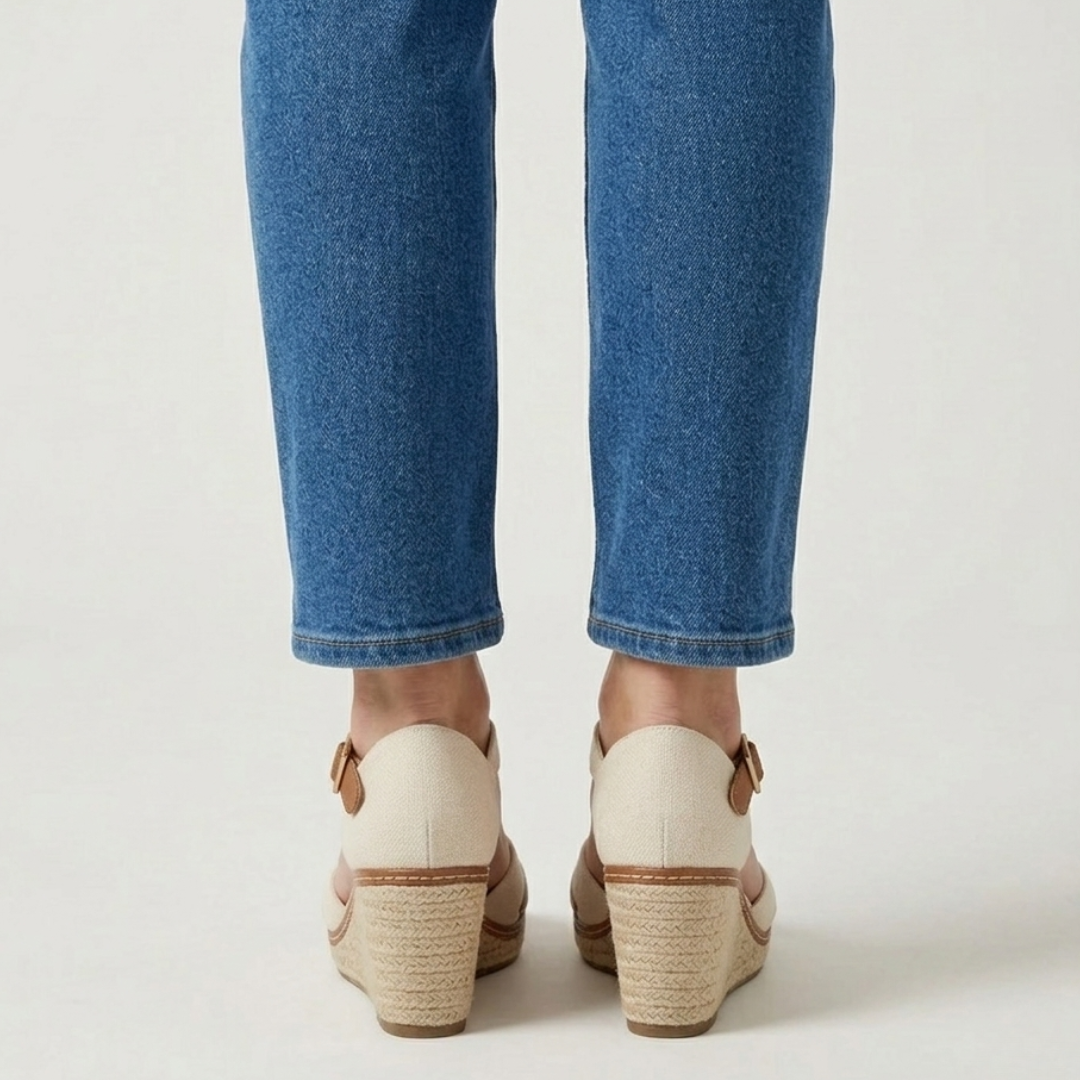 Brienne - Sandalo comfort donna con zeppa