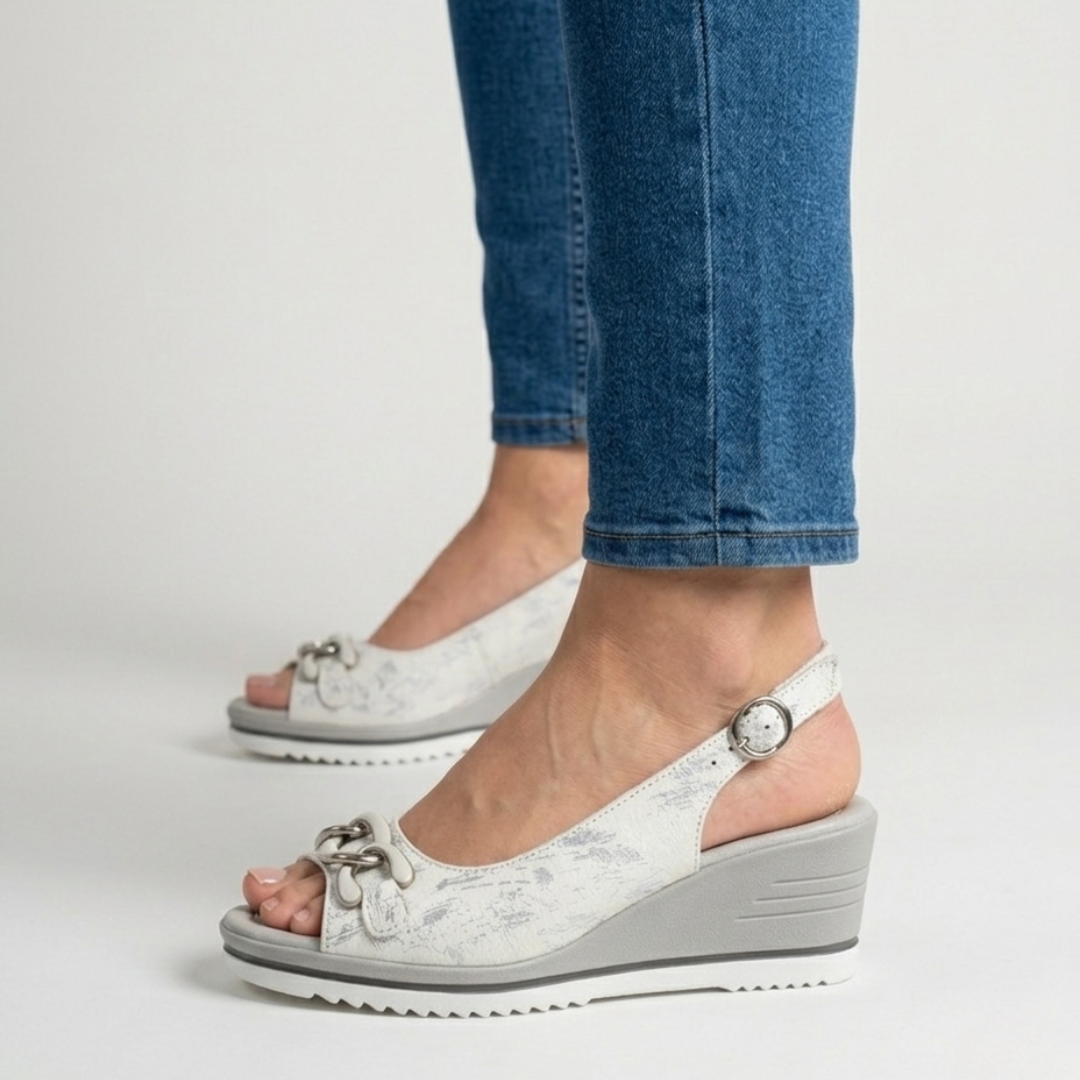 Juliette - sandalo comfort donna con zeppa