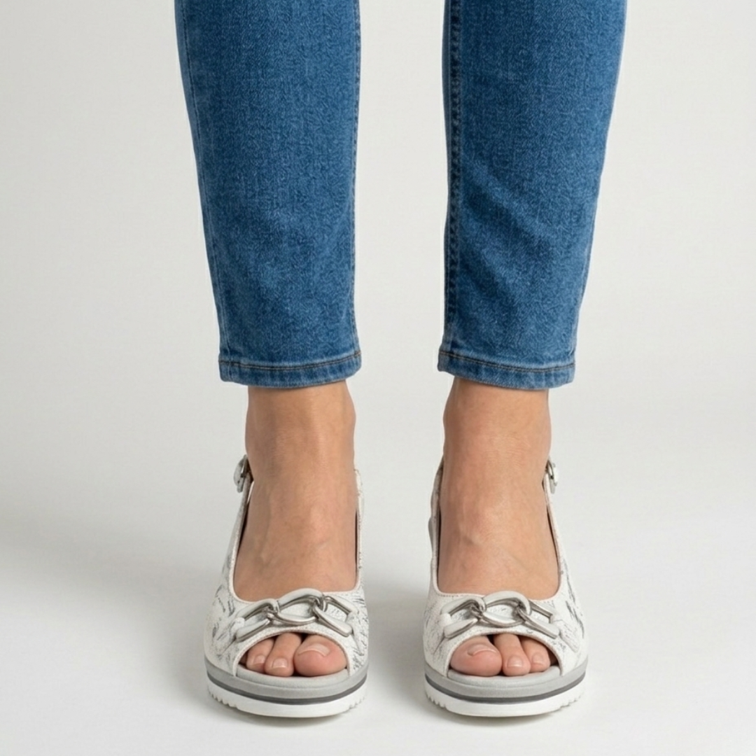 Juliette - sandalo comfort donna con zeppa