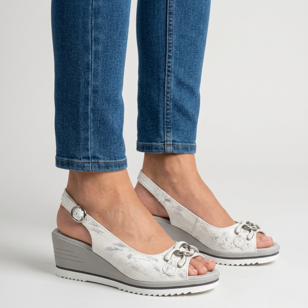 Juliette - sandalo comfort donna con zeppa