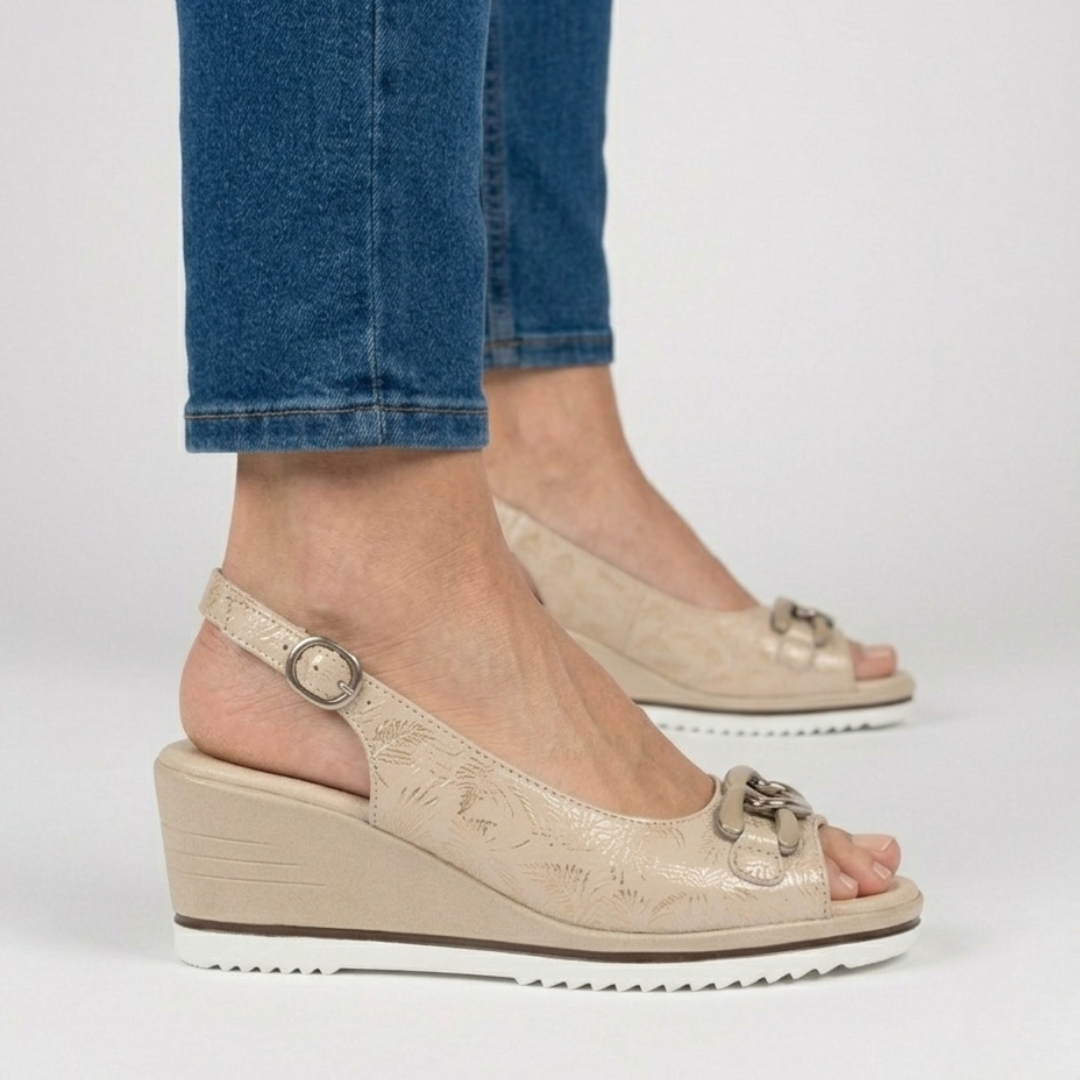 Juliette - sandalo comfort donna con zeppa