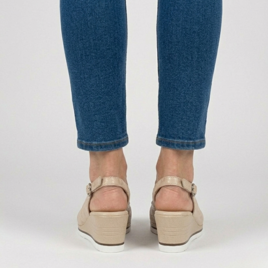 Juliette - sandalo comfort donna con zeppa