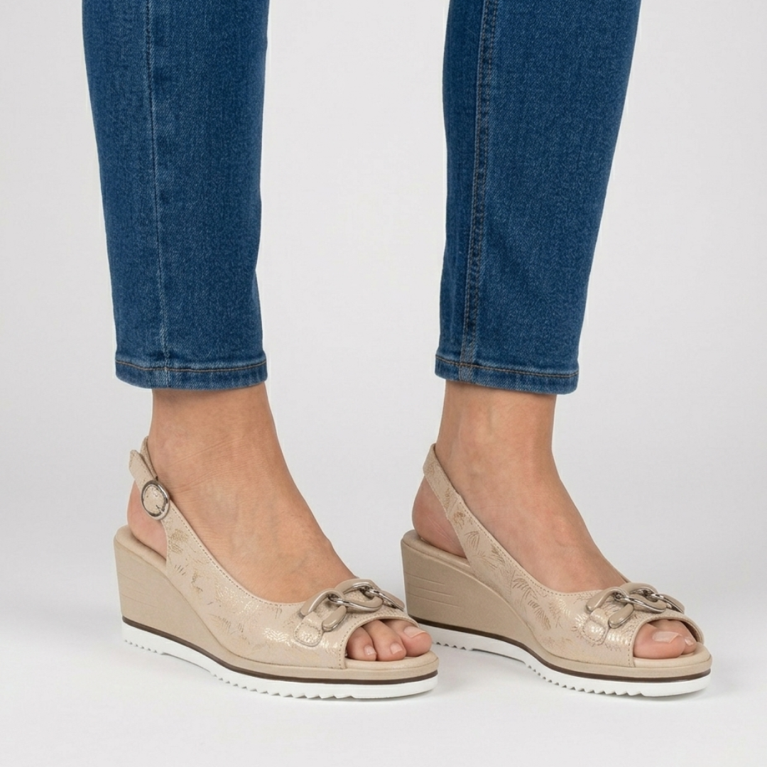 Juliette - sandalo comfort donna con zeppa