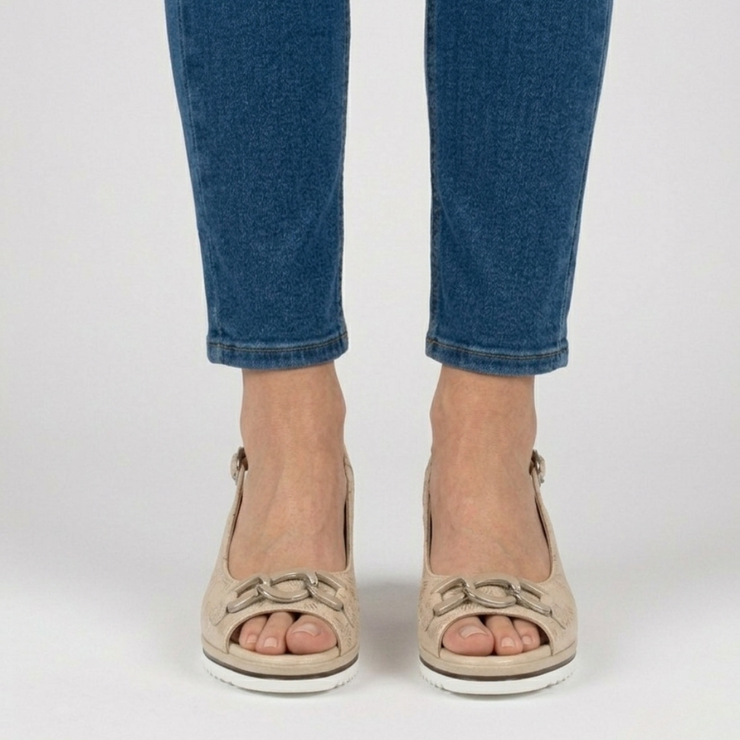 Juliette - sandalo comfort donna con zeppa