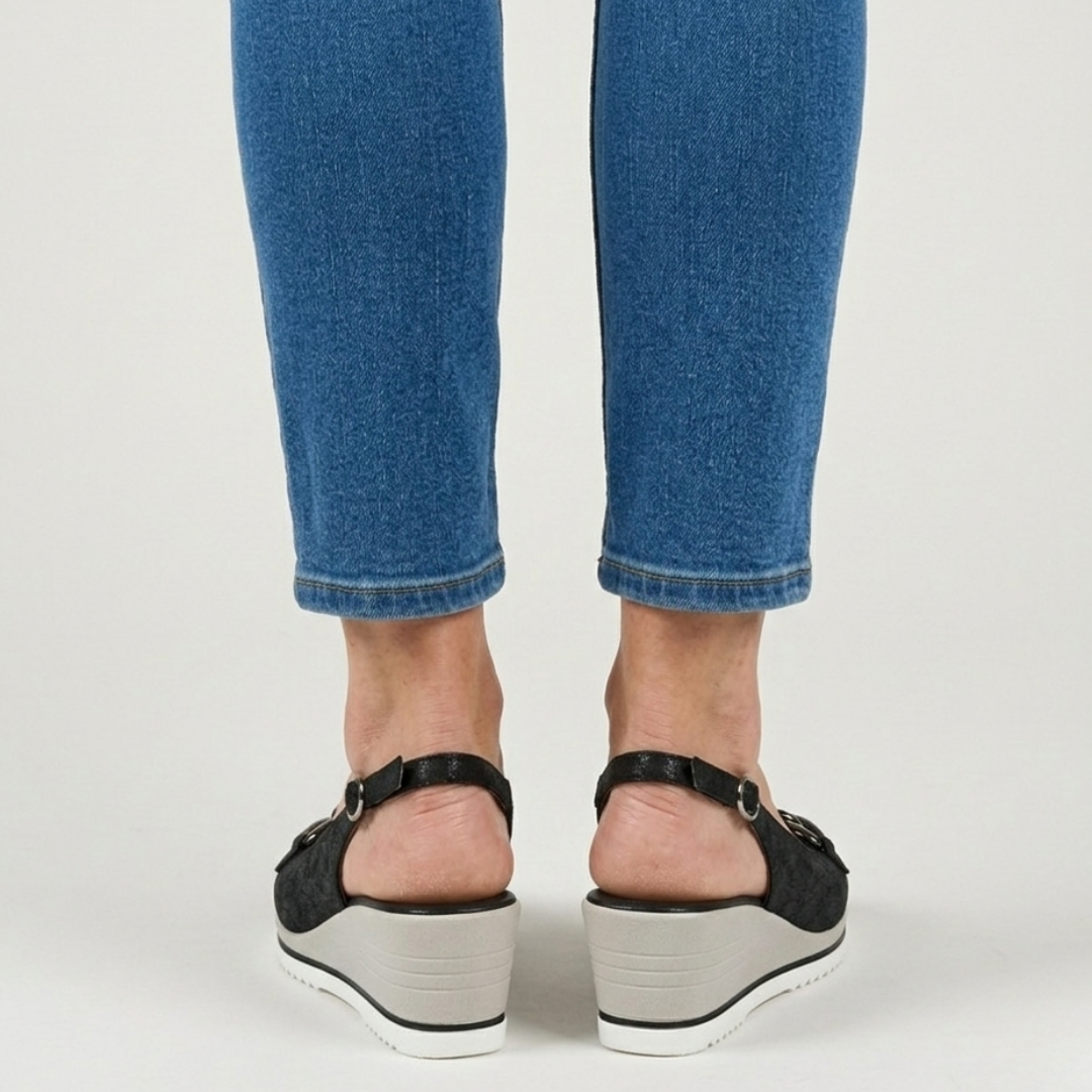 Juliette - sandalo comfort donna con zeppa