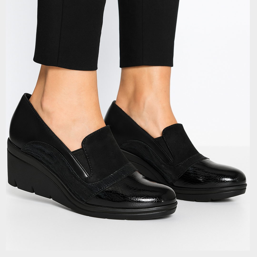 Milly - Mocassino Comfort con zeppa