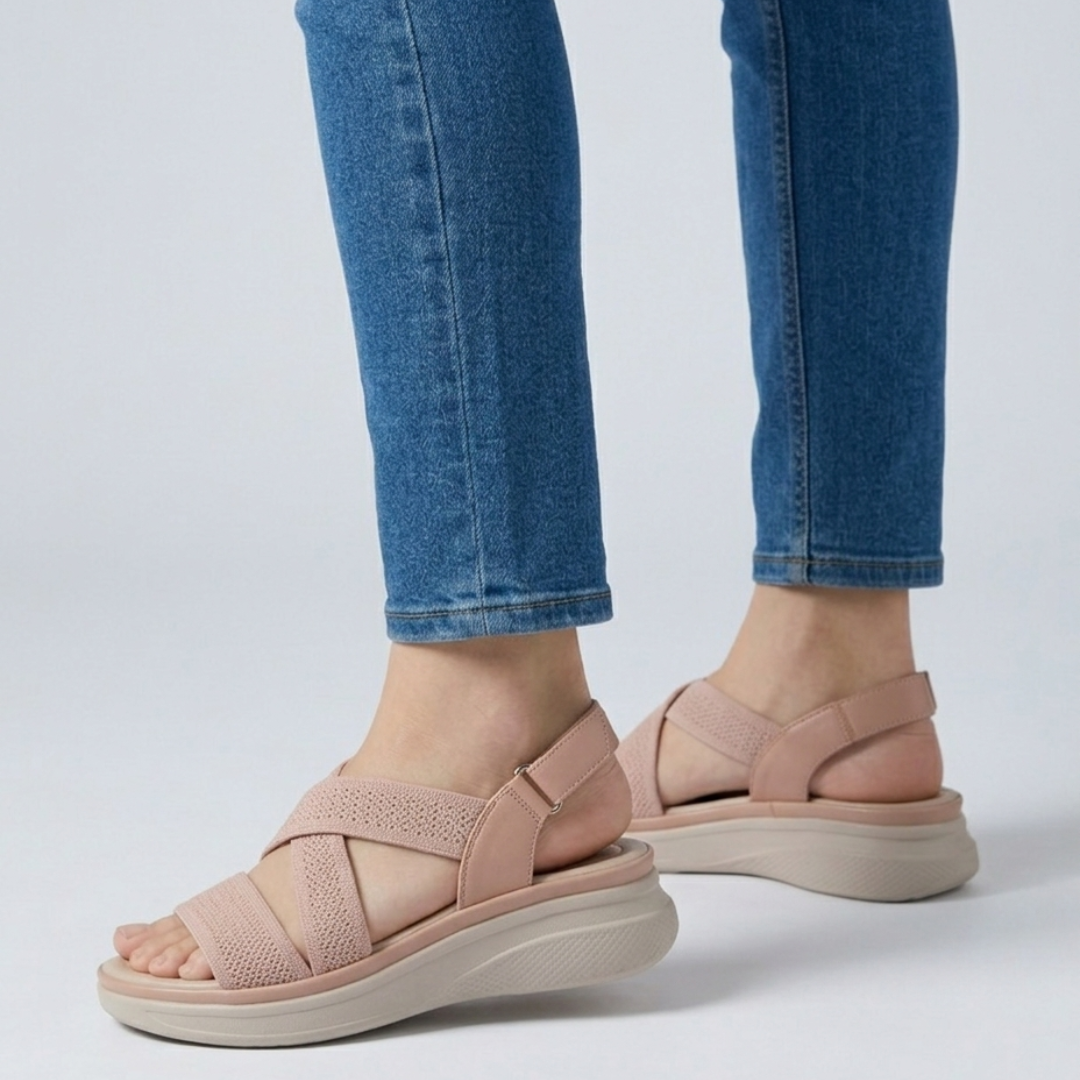 Comfort Rosa Rose - sandalo comfort donna