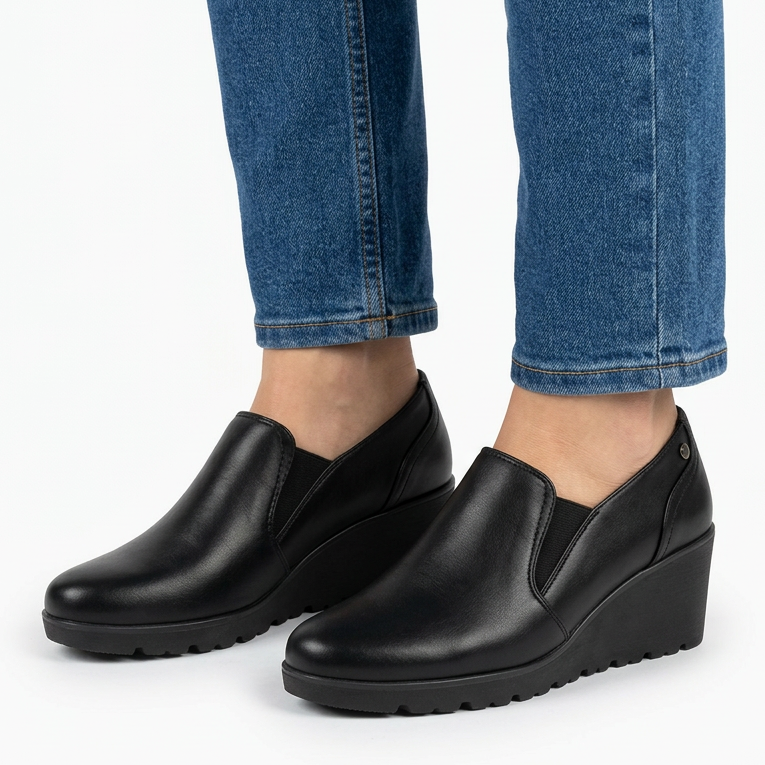 Alice - Mocassino comodo con zeppa