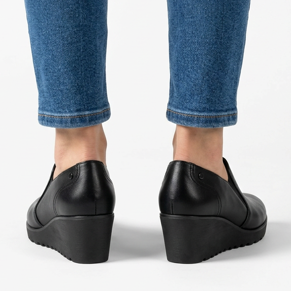 Alice - Mocassino comodo con zeppa