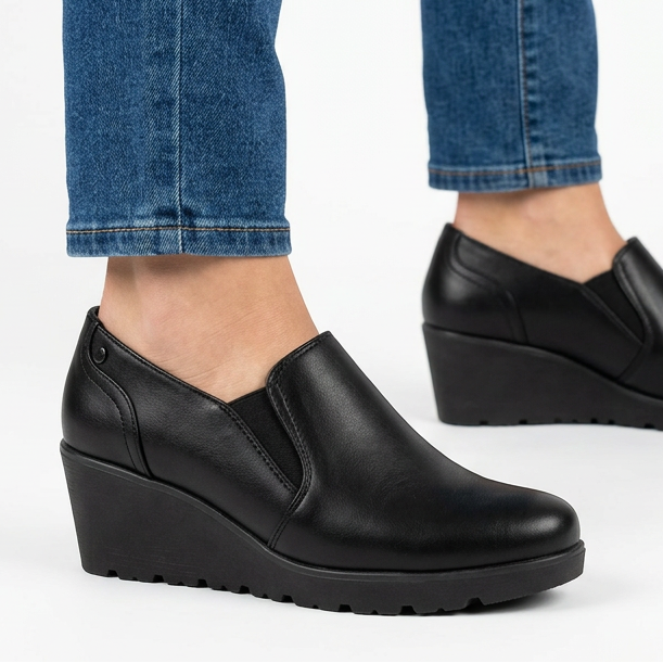 Alice - Mocassino comodo con zeppa