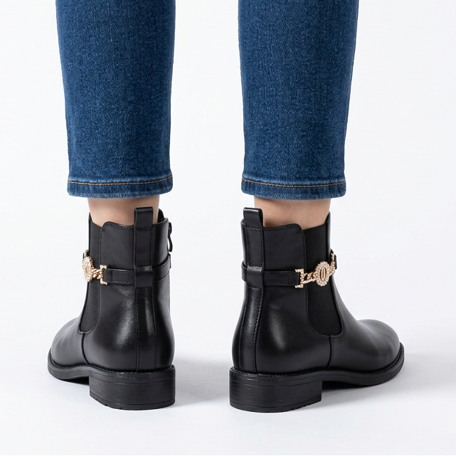 Amira - Stivaletto comodo donna con tacco basso