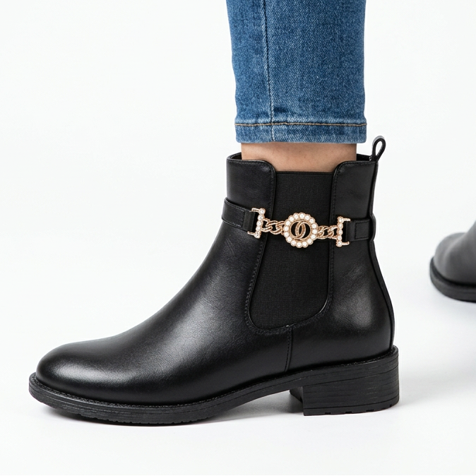 Amira - Stivaletto comodo donna con tacco basso