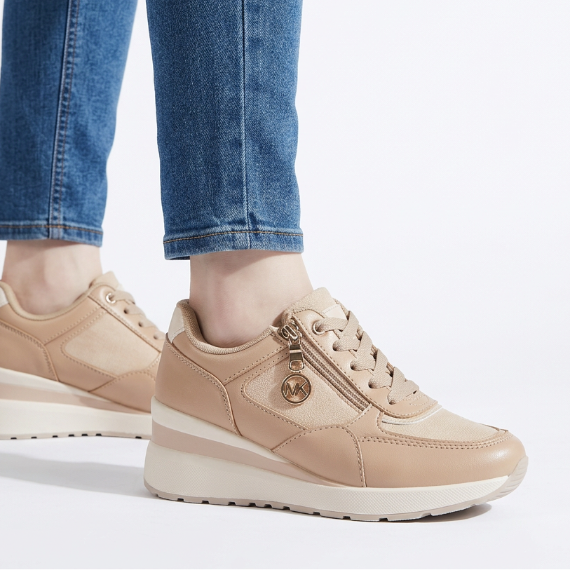 Arianna - Sneakers comfort donna con zip