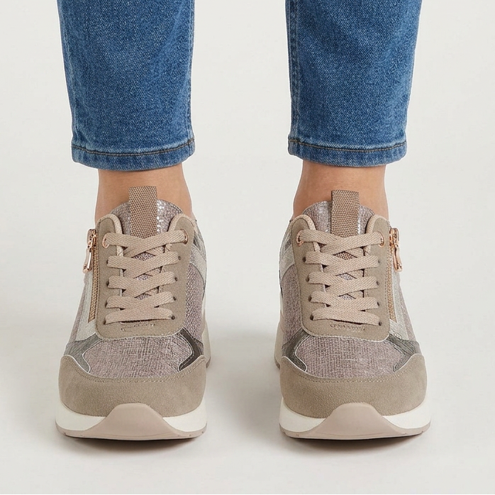 Aurelia - Sneakers comfort donna con zip