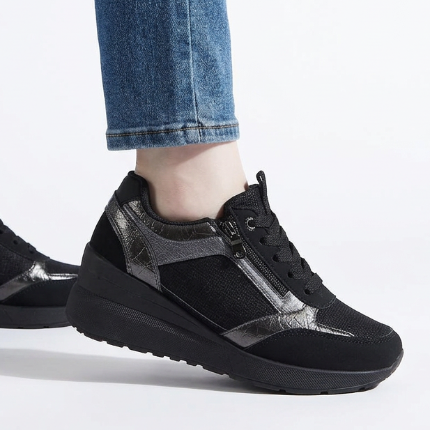 Aurelia - Sneakers comfort donna con zip