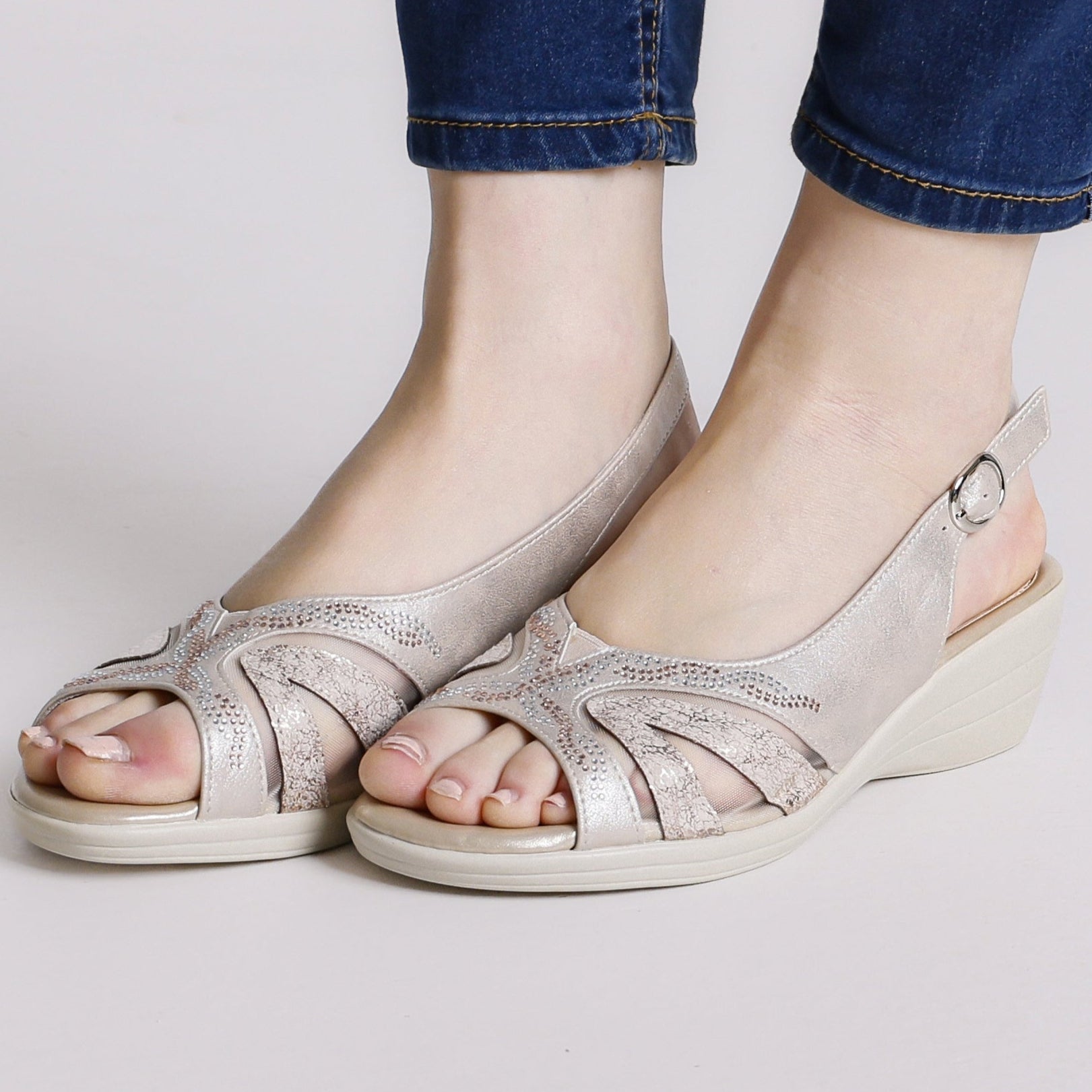 Delia - Sandalo Comodo Da Donna