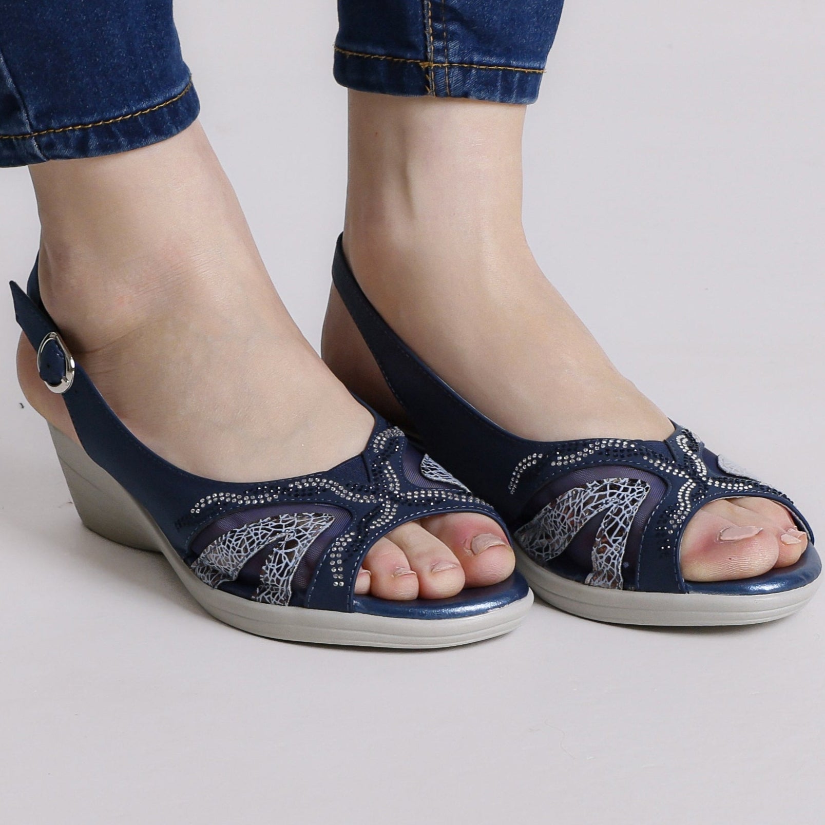 Delia - Sandalo Comodo Da Donna