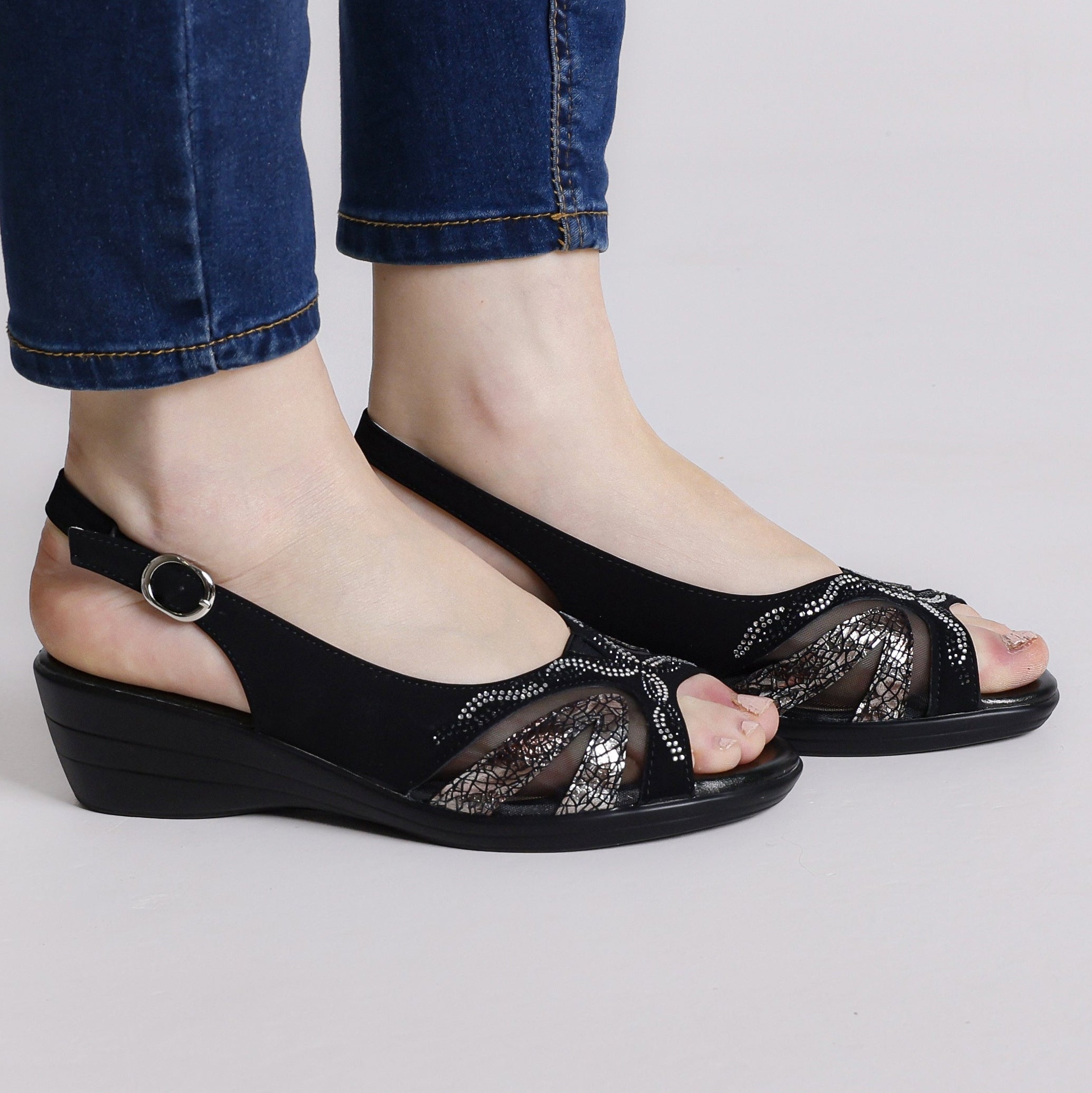 Delia - Sandalo Comodo Da Donna