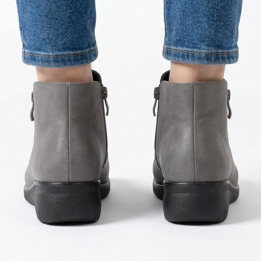 Bettina - Stivaletto comfort donna con doppia zip