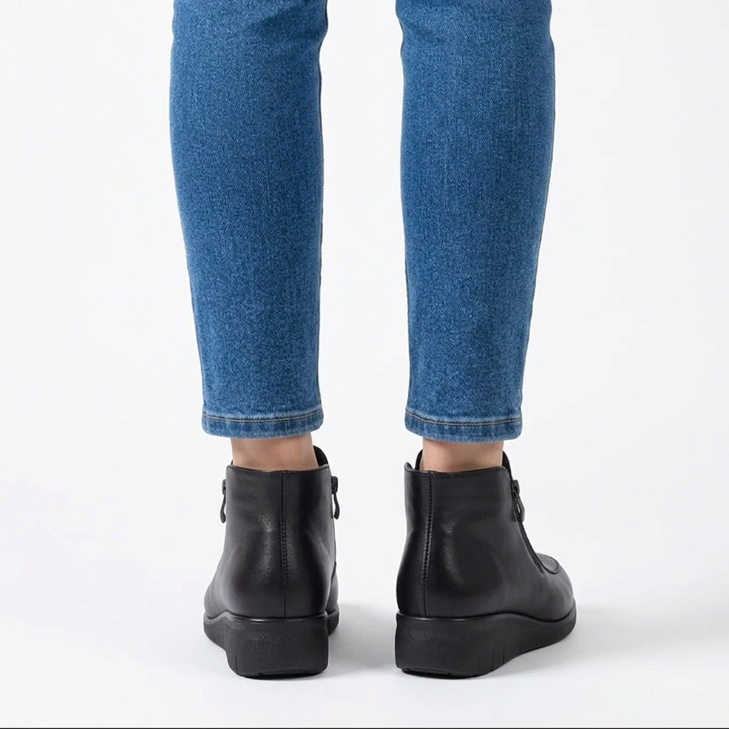 Bettina - Stivaletto comfort donna con doppia zip