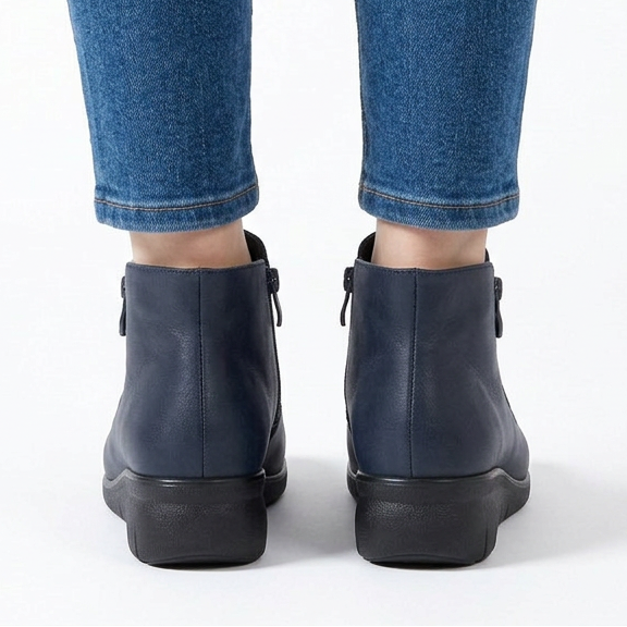 Bettina - Stivaletto comfort donna con doppia zip