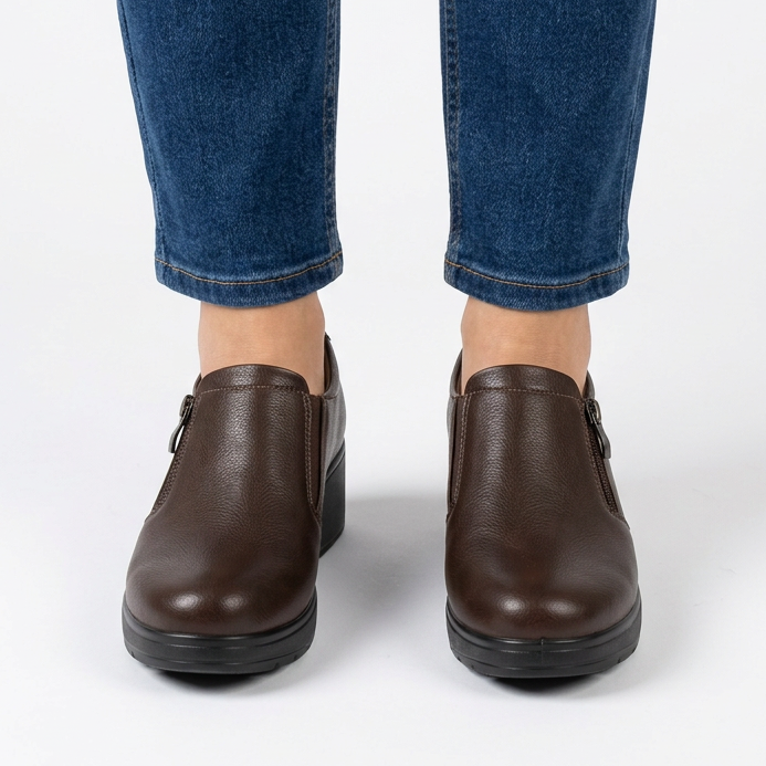 Camilla - Mocassino comodo con zip