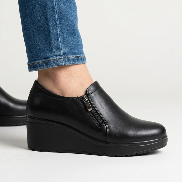 Camilla - Mocassino comodo con zip