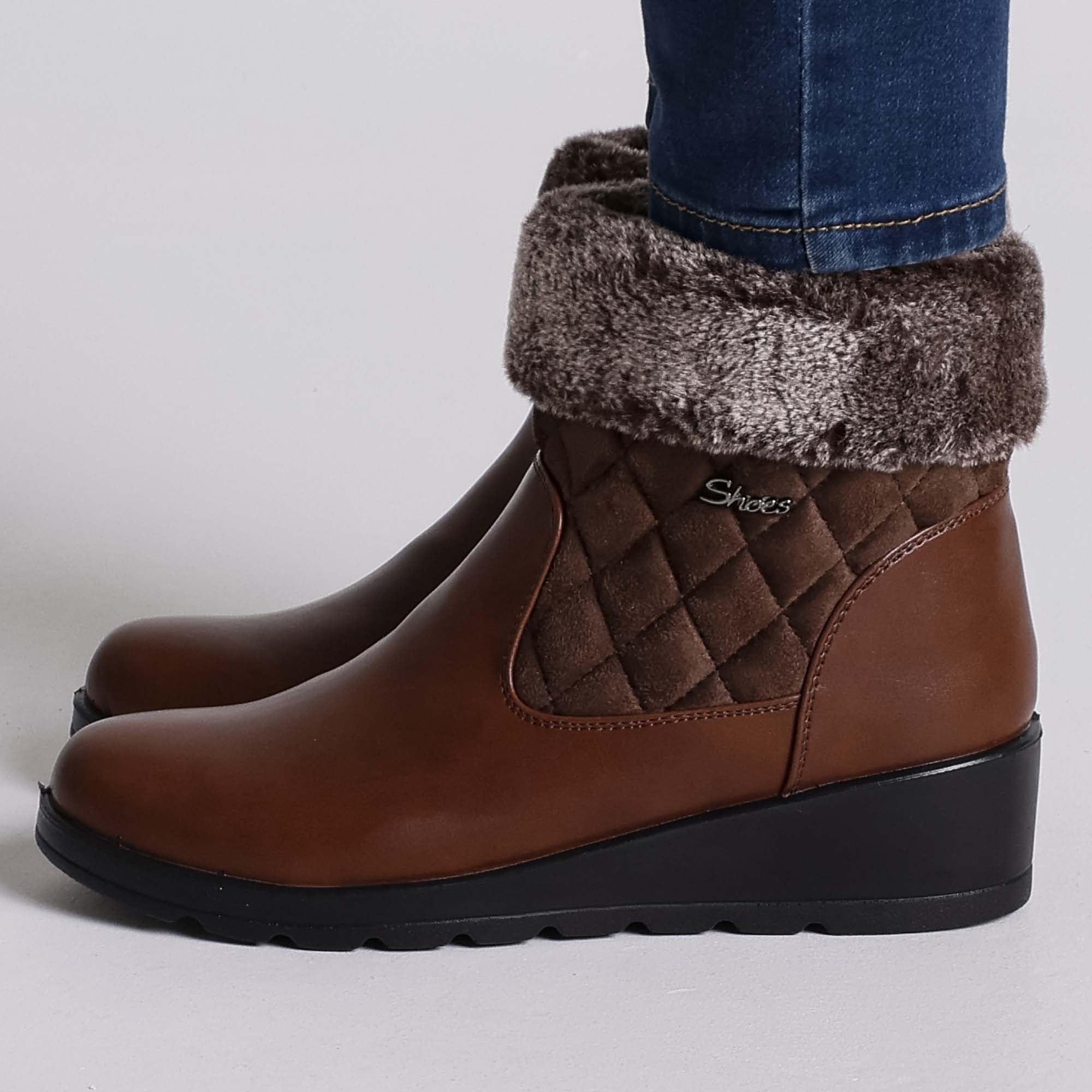 Giorgia - Stivaletto Caldo con zip donna