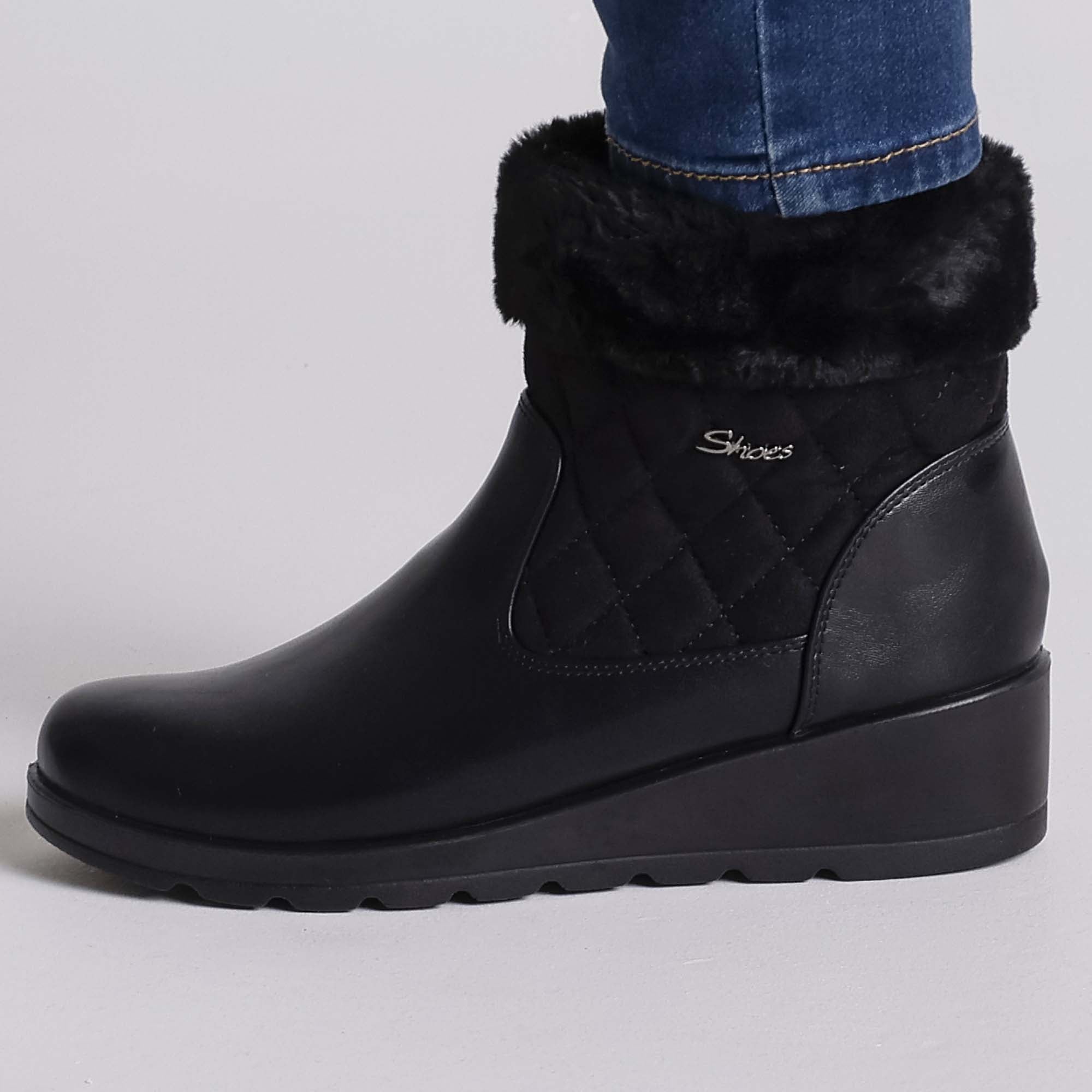 Giorgia - Stivaletto Caldo con zip donna