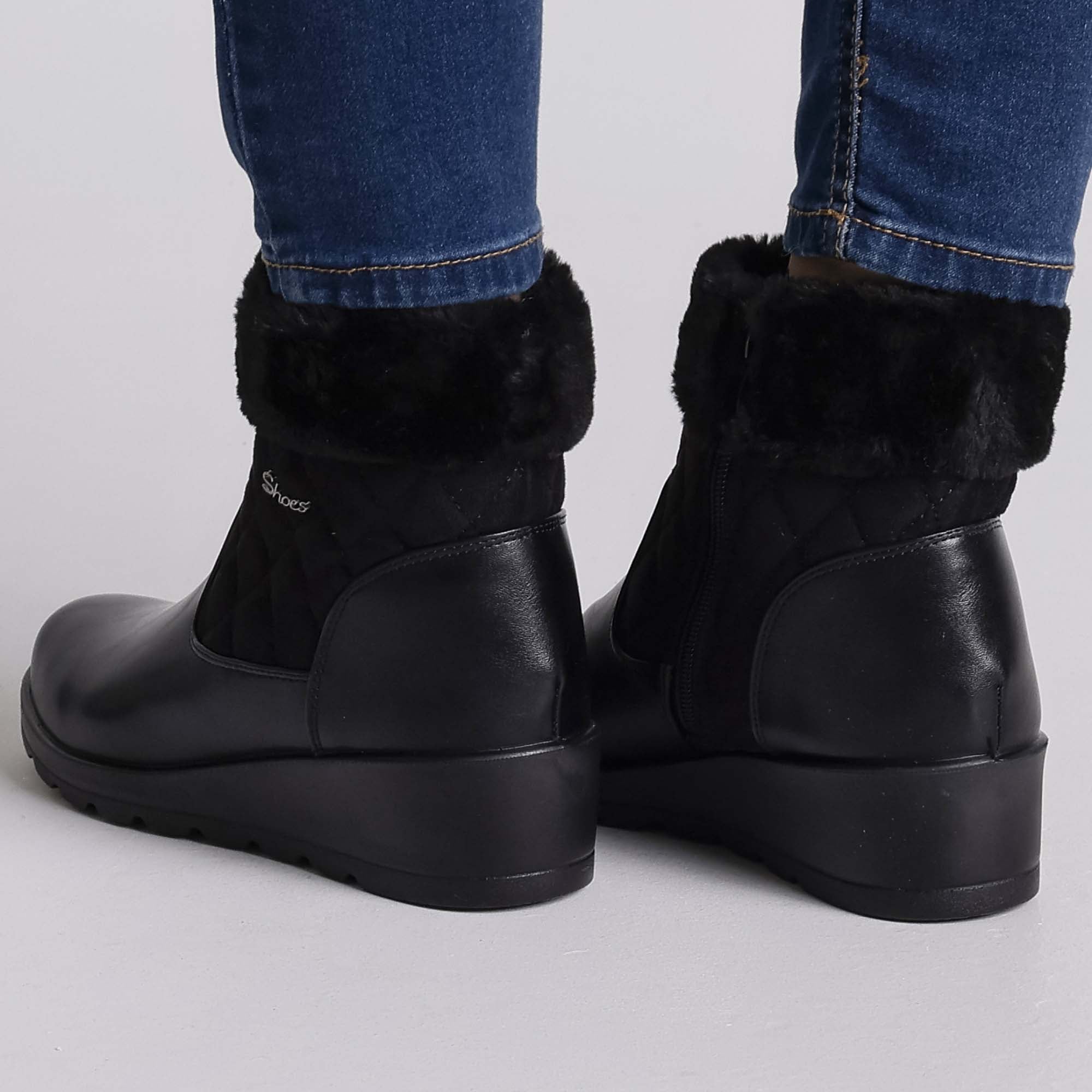 Giorgia - Stivaletto Caldo con zip donna