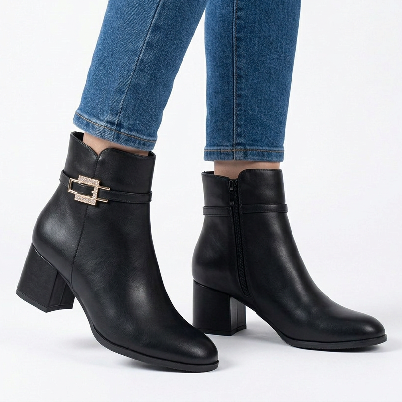 Desirée - Stivaletto comodo donna con tacco