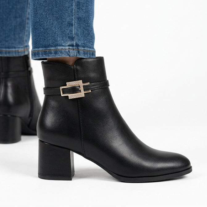 Desirée - Stivaletto comodo donna con tacco