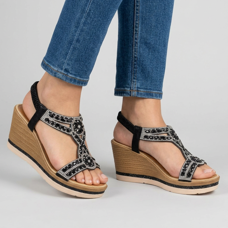 Eden  - Sandalo  comodo donna con zeppa