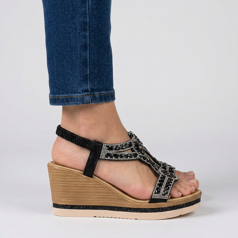 Eden  - Sandalo  comodo donna con zeppa