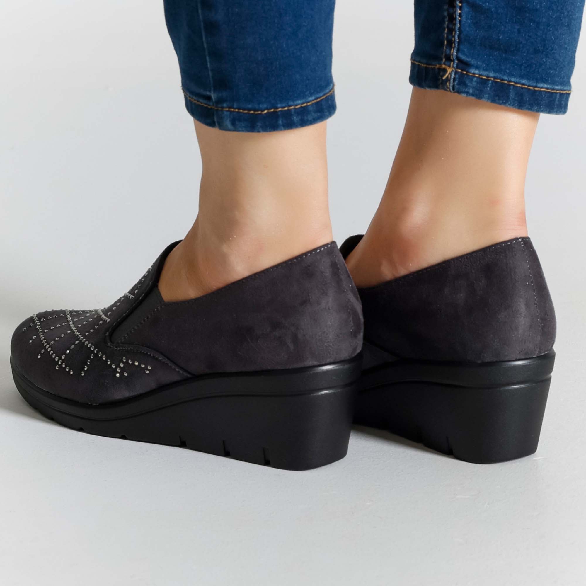 Flora - Mocassino Comodo con zeppa