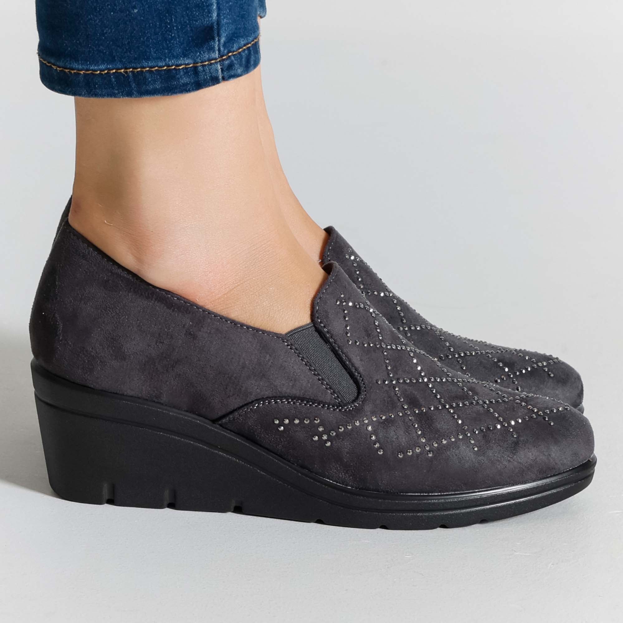 Flora - Mocassino Comodo con zeppa