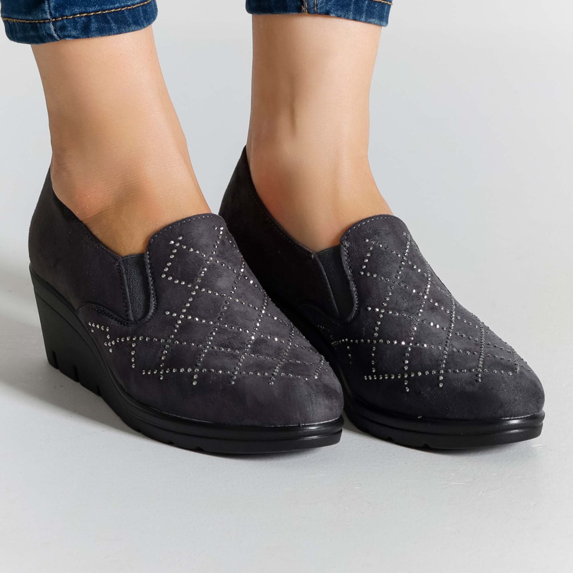 Flora - Mocassino Comodo con zeppa