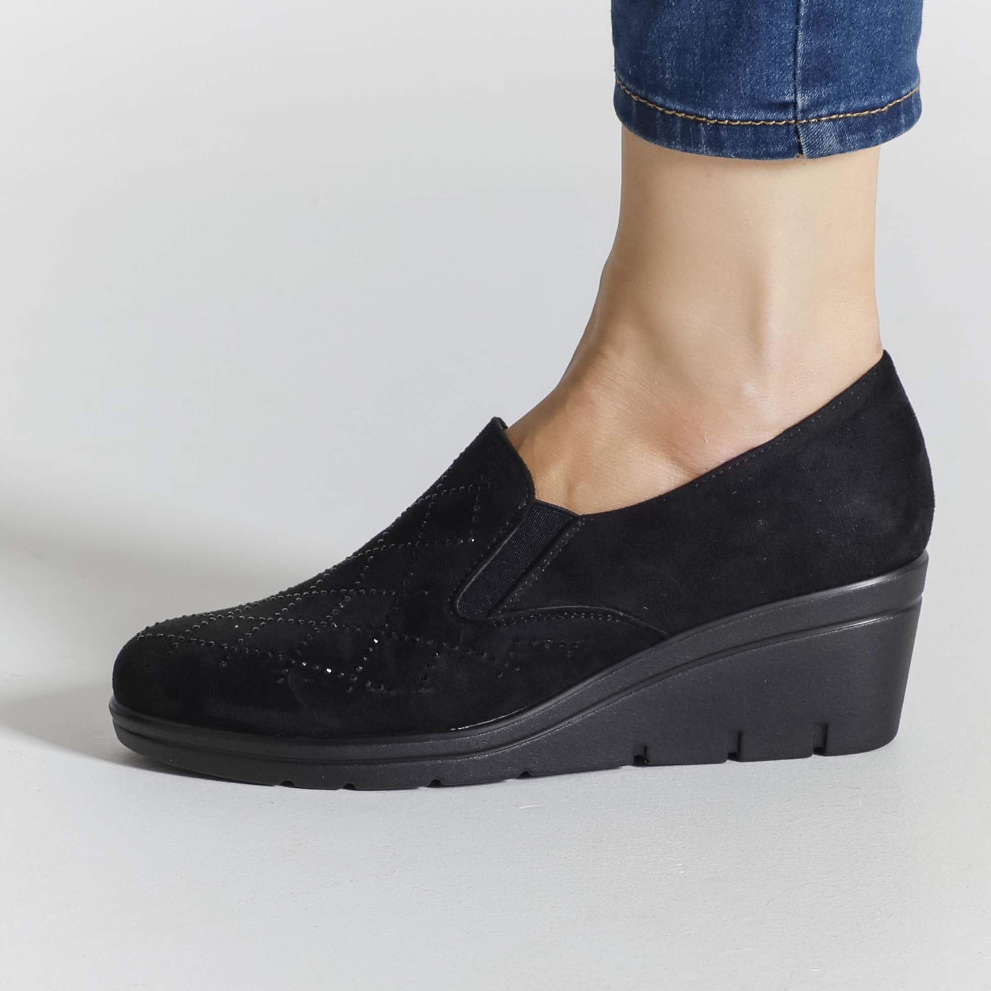 Flora - Mocassino Comodo con zeppa